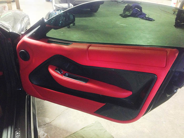 custom door upholstery