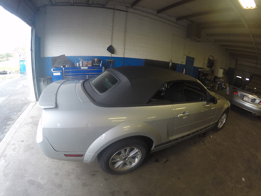 mustang convertible top repair